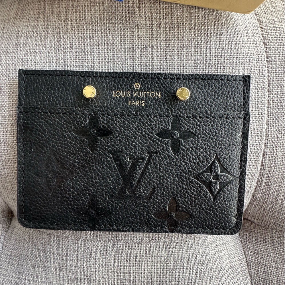Black LV card holder/ wallet UNISEX